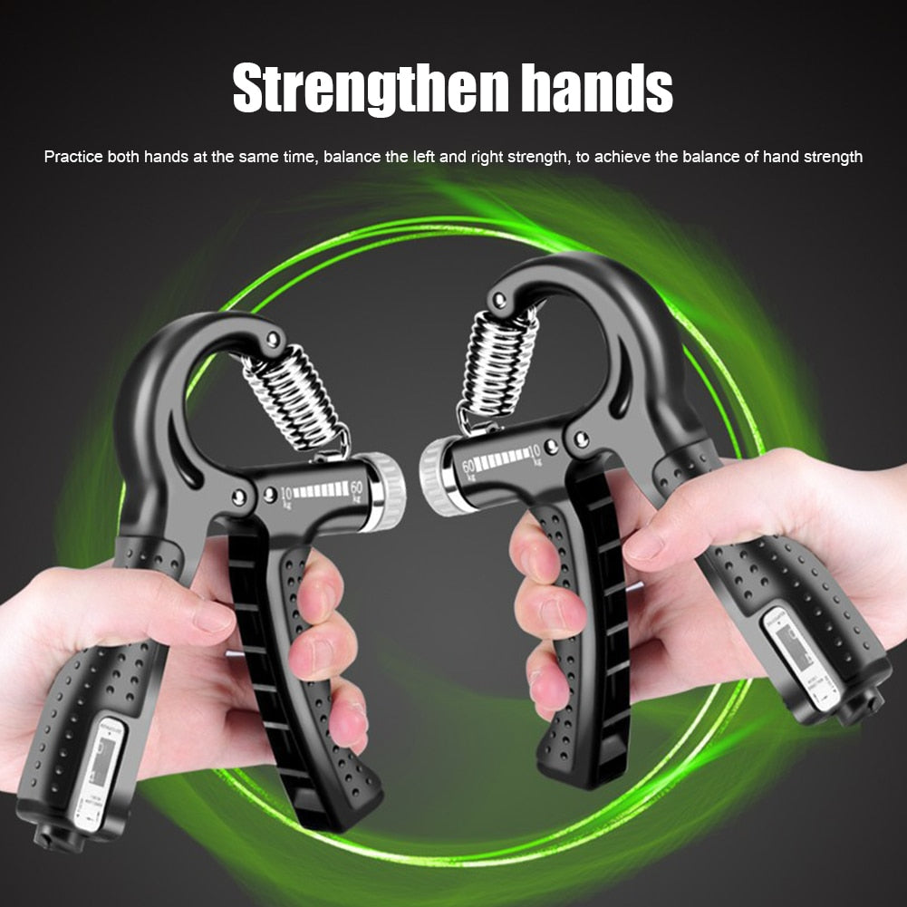 Adjustable R-Shaped Countable Hand Strengthener