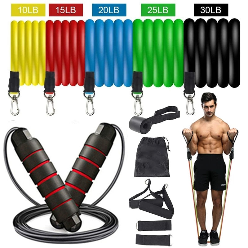 Resistance Bands Set Exercise Bands with Door Anchor